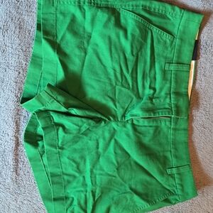 J Crew 5" Kelly Green Shorts
